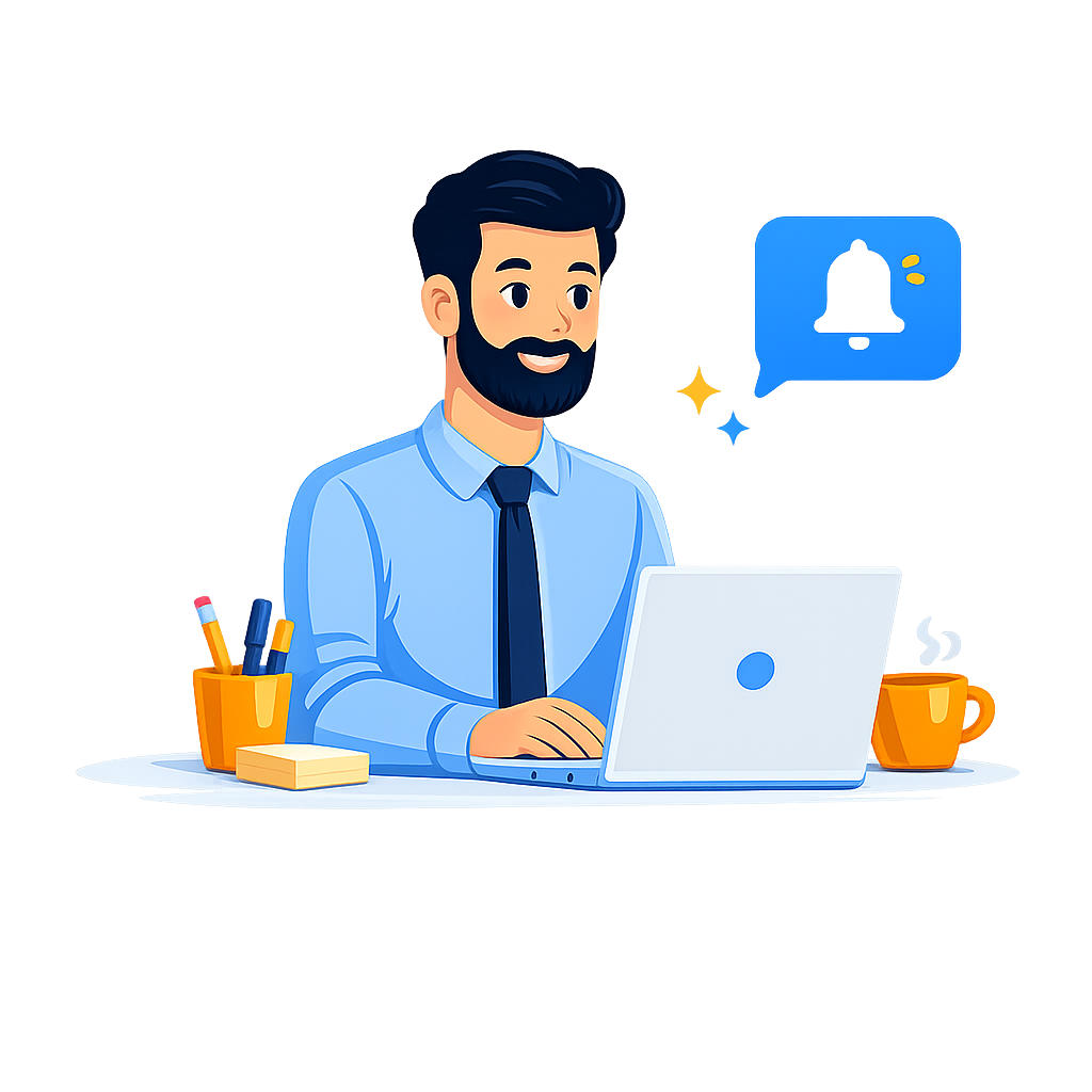 Gestionnaire qui reçoit une notification